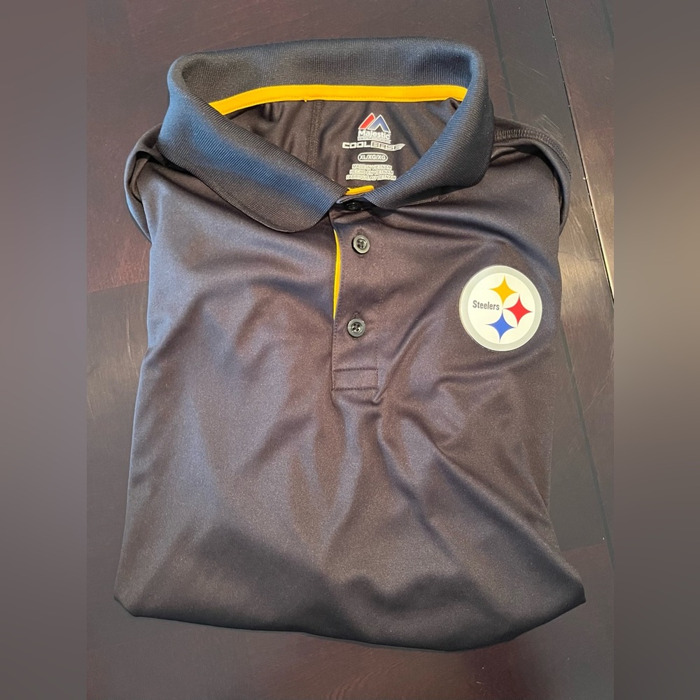 Majestic - Classic Men's Pittsburgh Steelers Authentic Polo - Size XL